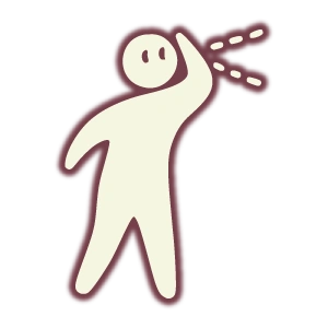 警戒する斥候